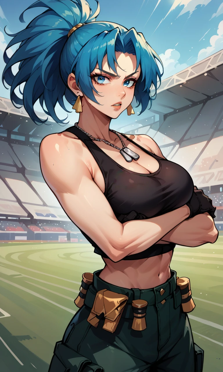 The King of Fighters - Leona Heidern l PonyXL (3 Outfits)