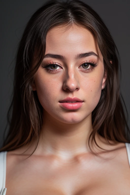DEN_sierra_cabot,
(headshot:1.2) portrait on a (plain dark grey background:1.2), (headshot:1.2), (face focus:1.1), (soft focus:1.2), low lighting, (out of focus:1.2),
bokeh, f1.4, 40mm, photorealistic, raw, 8k, textured skin, skin pores, intricate details <lora:epi_noiseoffset2:1>, epiCRealism