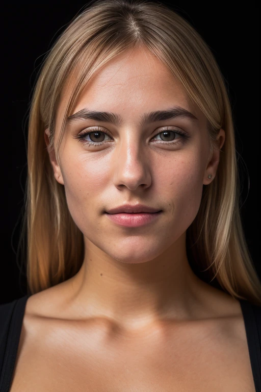 DEN_dani_fae,
(headshot:1.2) portrait on a (plain black background:1.2), (headshot:1.2), (face focus:1.1), (facing the camera:1.2), Head in the centre, (eye contact:1.3), (intense stare:1.1), mouth open, (facing straightforward:1.2), (forward facing:1.1), Head, face, Head focus, Head tilted down, looking slightly up at the camera,
bokeh, f1.4, 40mm, photorealistic, raw, 8k, textured skin, skin pores, intricate details <lora:epi_noiseoffset2:1>, epiCRealism