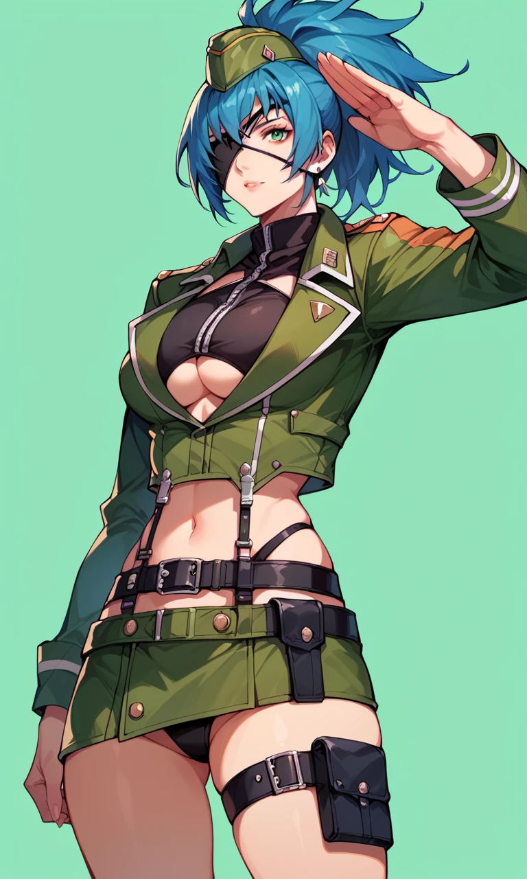 The King of Fighters - Leona Heidern l PonyXL (3 Outfits)