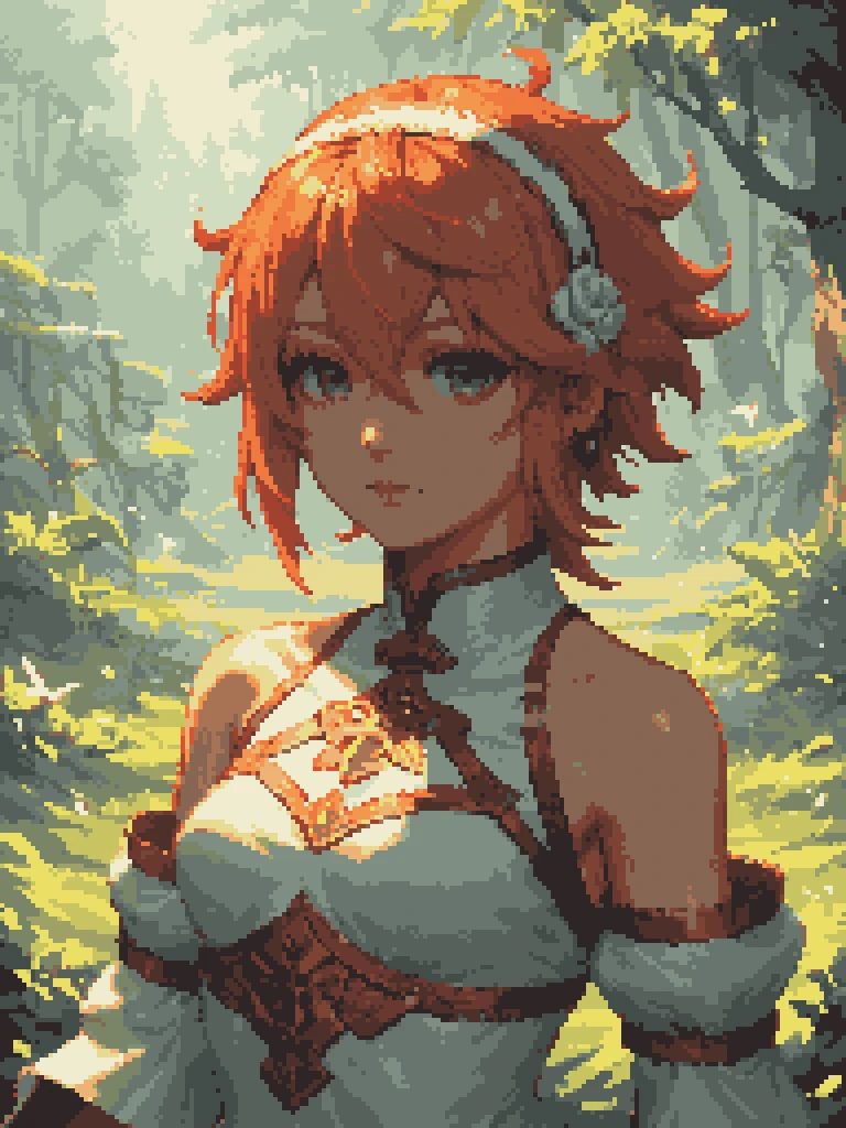 sexy score_9,score_8_up,score_7_up,score_6_up,score_5_up,score_4_up BREAK source_anime,(absurdres) BREAK sprite portrait of __Franchise Girls__, pixel art
