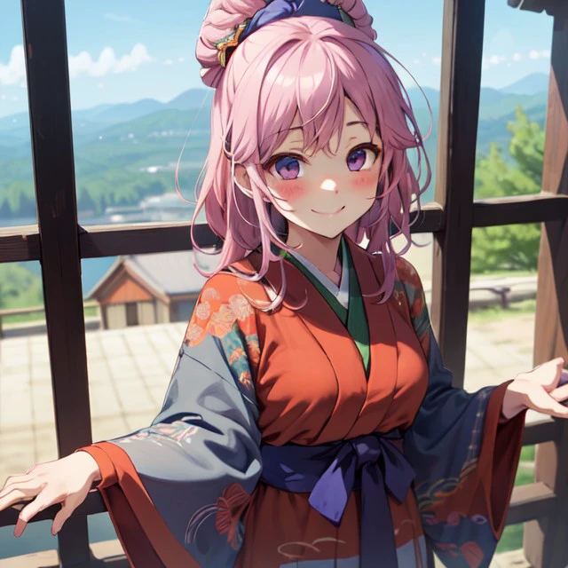ryuusou, POV, looking at viewer, blush, smile, <lora:f477a2d1-d147-45db-90f0-4ea98893b12f:0.7>