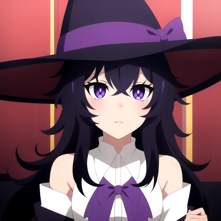 (score_9,score_8_up,score_7_up,score_6_up,source_anime,best best quality,perfect face,bright pupils,(finely detailed beautiful eyes),),
BREAK
<lora:1743842528823284286:0.7>,berano,Purple hair,witch hat,purple eyes,purple eyes,