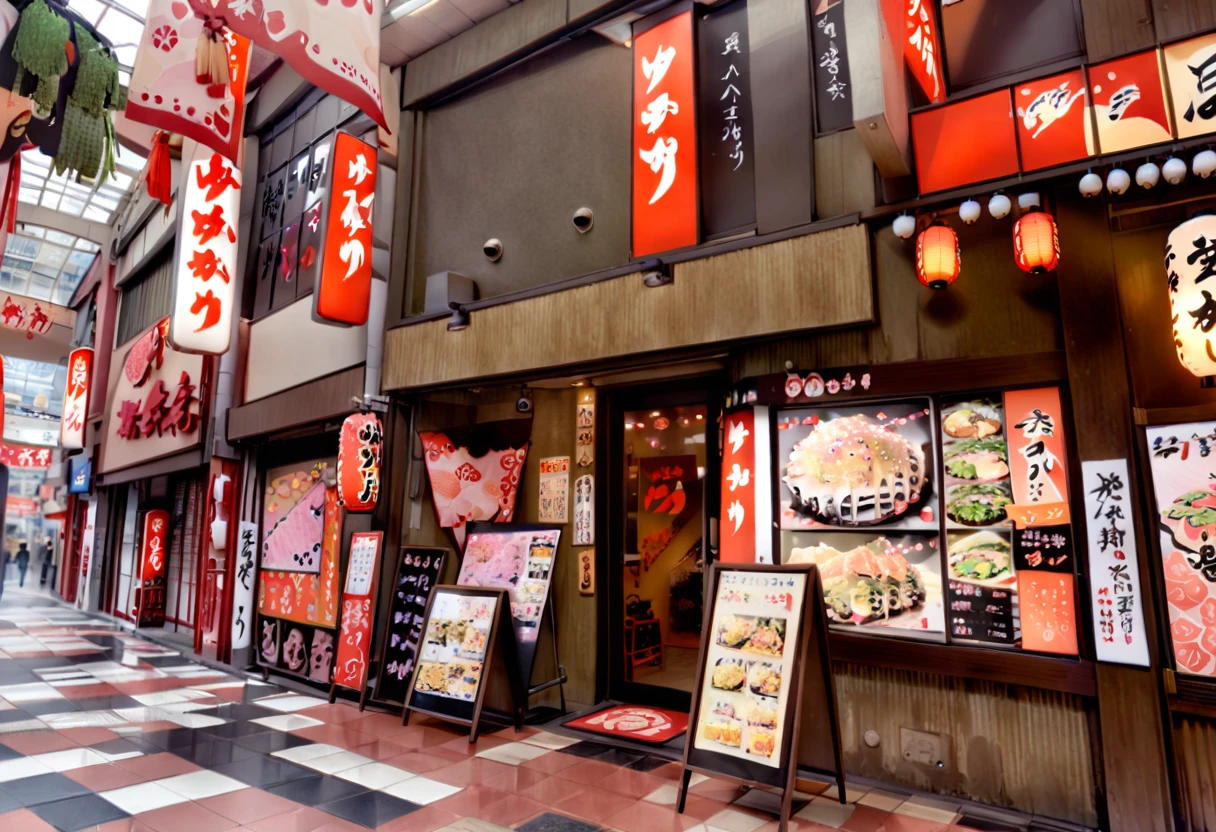 masterpiece, best quality, very aesthetic, absurdres,
yukari, scenery, storefront, japan, scenery, shop, tiles, tile floor, sign, door, outdoors, food
<lora:yukari_storefront_SDXL_V2:1>