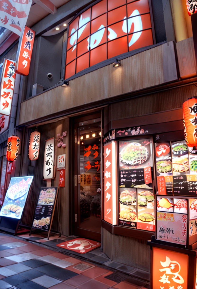 masterpiece, best quality, very aesthetic, absurdres,
yukari, scenery, storefront, japan, scenery, lantern, paper lantern, shop, tile floor, tiles, night, neon lights, outdoors, sign, pavement, food, storefront
<lora:yukari_storefront_SDXL_V2:1>