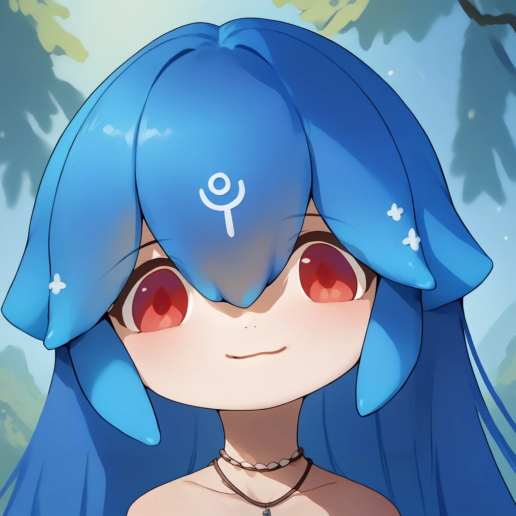score_9, score_8_up, score_7_up, source_anime, solo, 1girl, BaoDef, mutsukiface, chibi, portrait, smile, closed mouth, blue hair, liquid hair, long hair, hair between eyes, bangs, necklace <lora:meme_mutsukiface_ponyXL:1> <lora:Bao_XLPD:1>