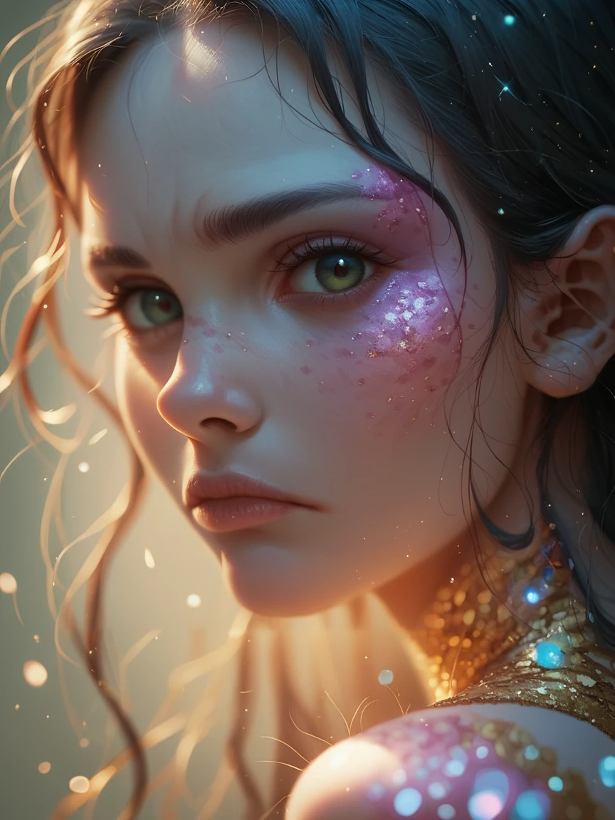 score_9, score_8_up, score_7_up, score_6_up, 1girl, <lora:gl1tt3rsk1nXLP:0.9> gl1tt3rsk1n, glitter, closed mouth, looking at viewer, glowing