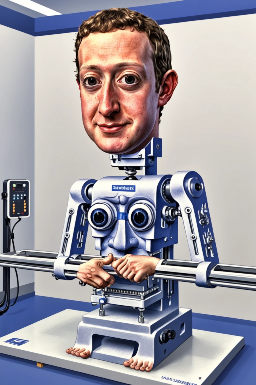 machinalia, Mark Zuckerberg as a 3D Coordinate Measuring Machine