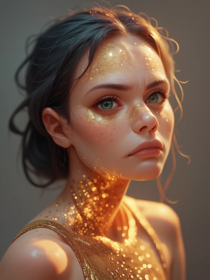 score_9, score_8_up, score_7_up, score_6_up, 1girl, <lora:gl1tt3rsk1nXLP:0.9> gl1tt3rsk1n, glitter, closed mouth, looking at viewer, glowing