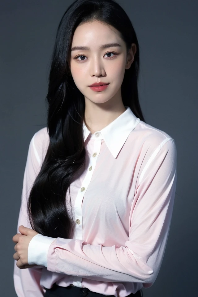 1girl,solo,realistic,long hair,black hair,looking at viewer,lips,shirt,long sleeves,white shirt,smile,black eyes,
best quality,masterpiece,illustration,Amazing,finely detail,masterpiece,official art,incredibly absurdres,huge filesize,ultra-detailed,highres,extremely detailed,realistic,blurry background,,<lora:Shin HyeSun_20240509065248:0.8>
