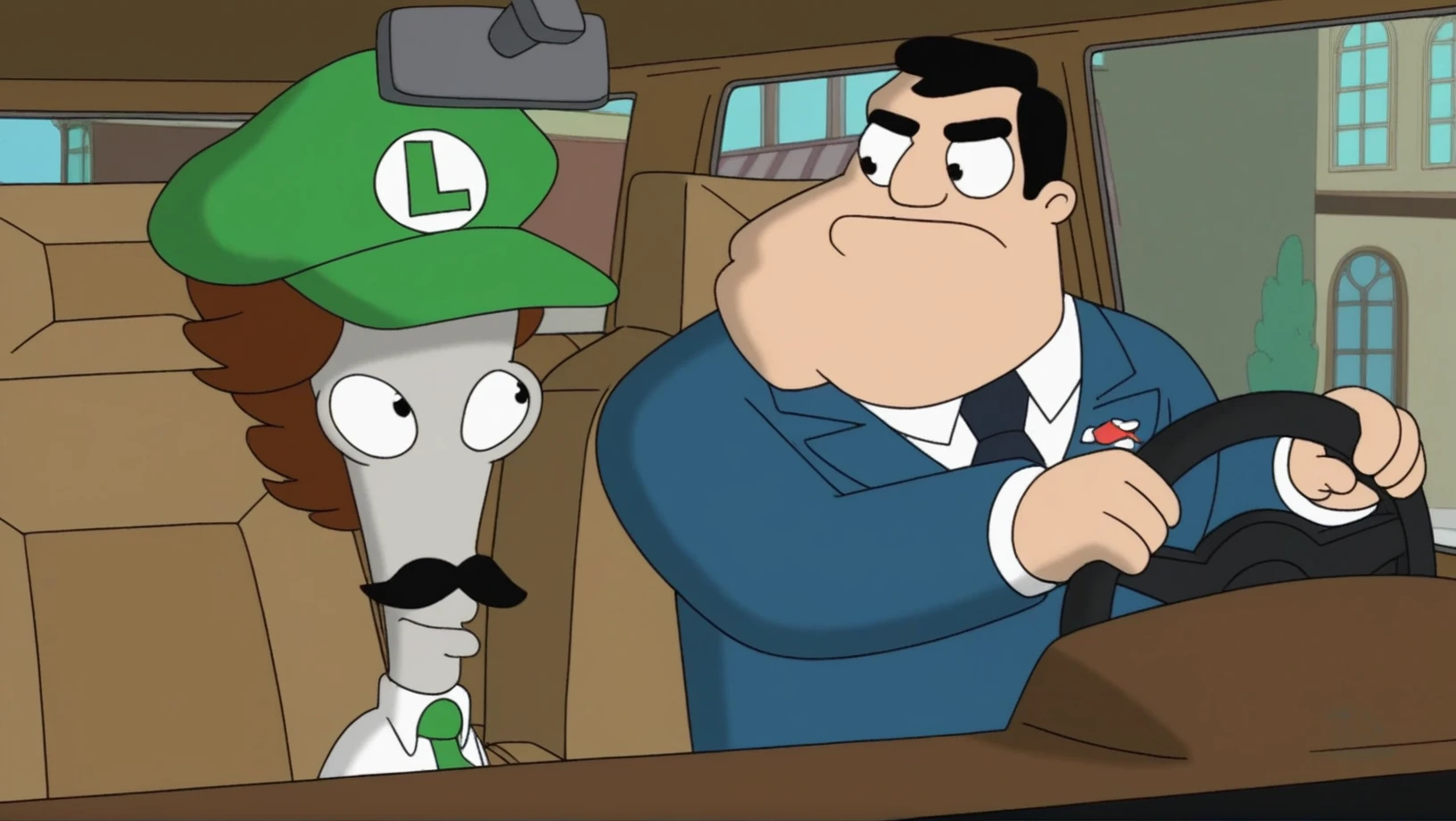score_9, score_8_up, score_7_up, score_6_up, score_5_up, score_4_up, ,source_cartoon, cell shading, flat shading, BREAK
ROGERDISGUISE, <lora:rogerDisguisePony:1>, luigi from super mario brothers , green hat,