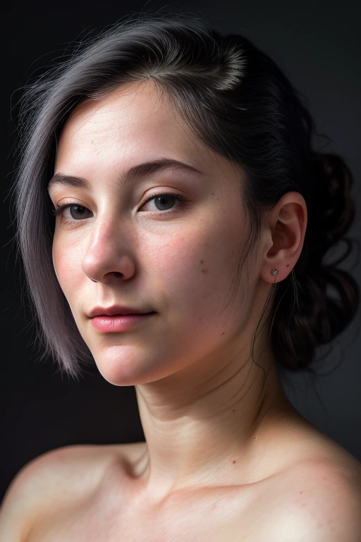 DEN_bigtittygothegg_OFMK2,
(headshot:1.2) portrait on a (plain dark grey background:1.2), (headshot:1.2), (face focus:1.1), (soft focus:1.2), low lighting, (out of focus:1.2),
bokeh, f1.4, 40mm, photorealistic, raw, 8k, textured skin, skin pores, intricate details <lora:epi_noiseoffset2:1>, epiCRealism