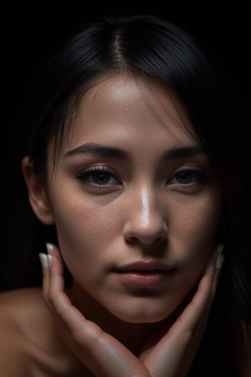 DEN_bigtittygothegg_OF,
((headshot:1.1) portrait on a plain black background, (headshot:1.2), face focus, intricate (beautiful eyes:1.2), (wide open eyes:1.1), Big eyes, clean photo, circle lighting, high contrast:1.2),
bokeh, f1.4, 40mm, photorealistic, raw, 8k, textured skin, skin pores, intricate details <lora:epi_noiseoffset2:1>, epiCRealism