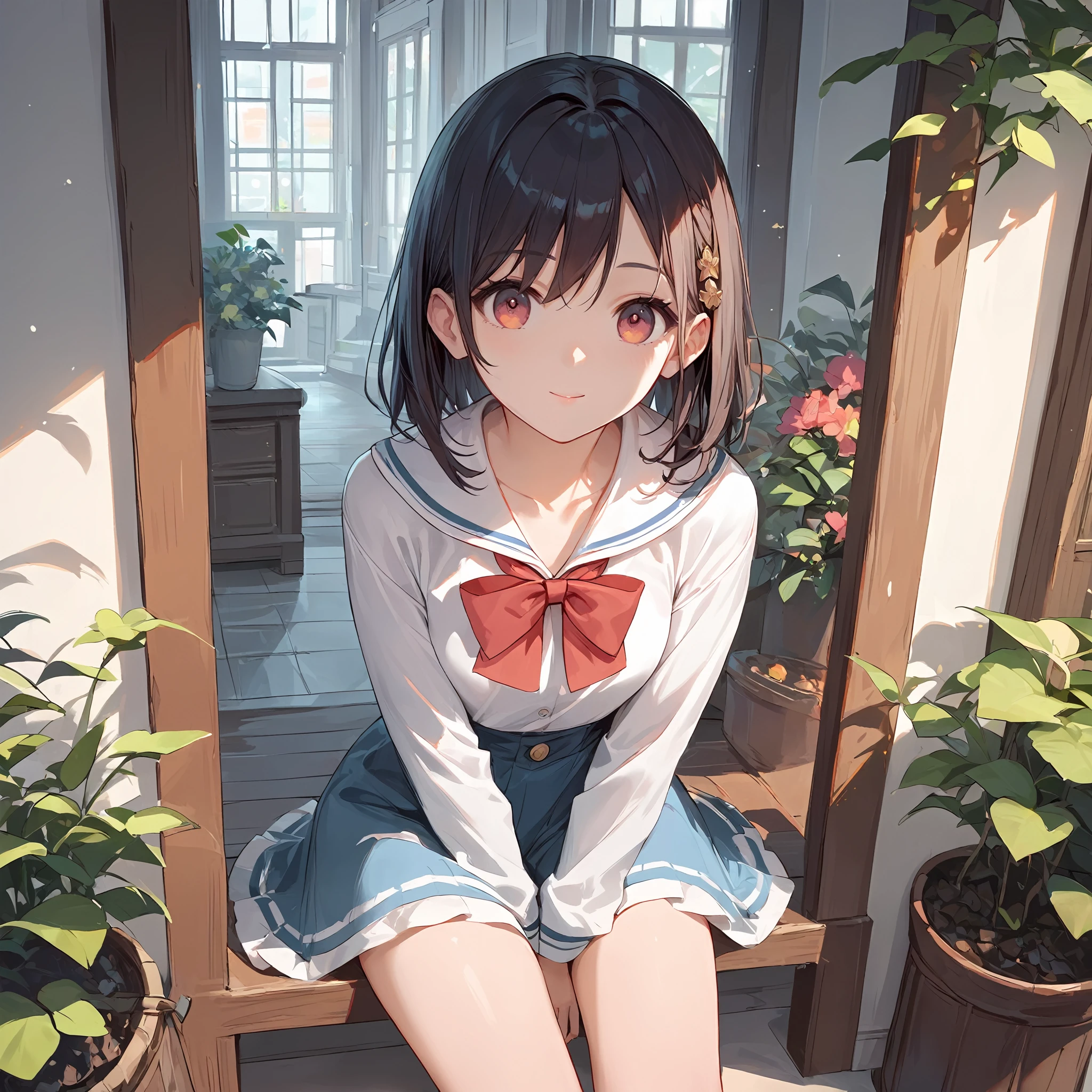 pantyhose,loli,sailor,dress,cute,sitting