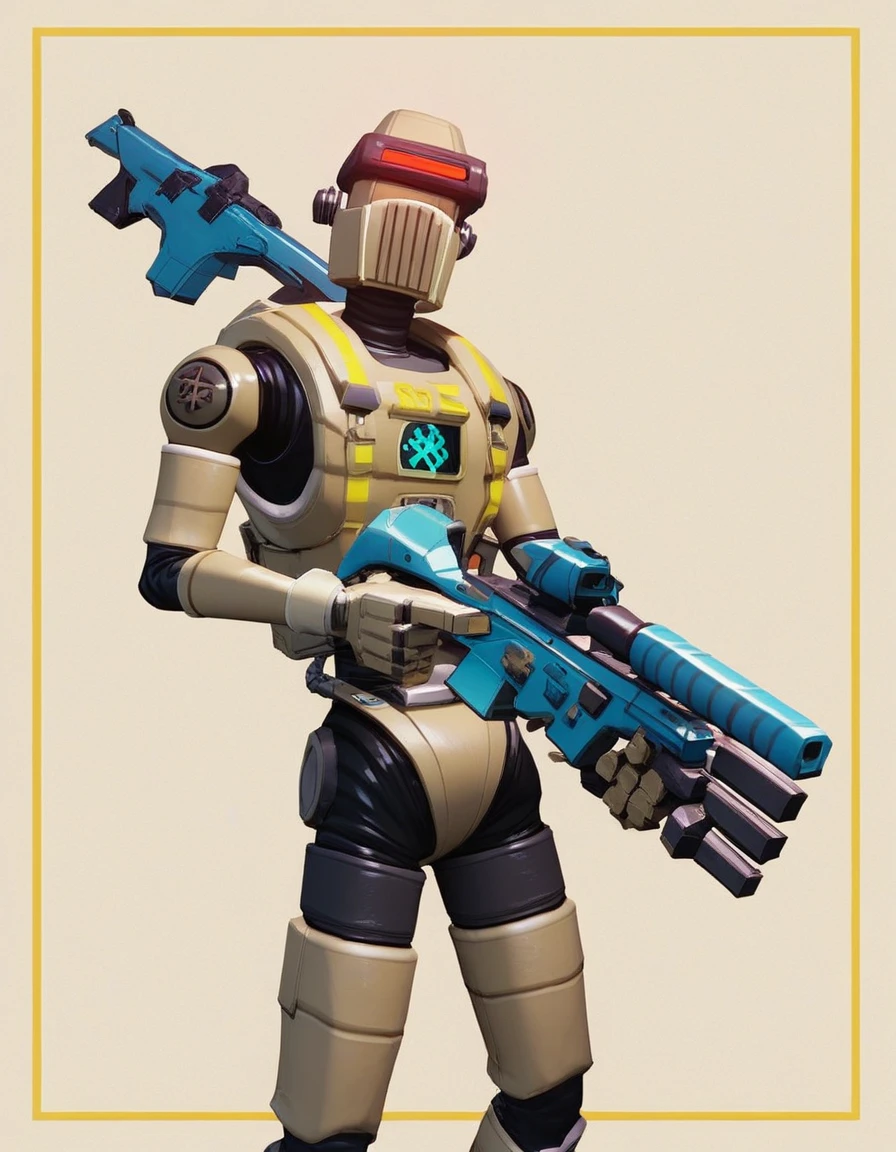 score_9, score_8_up, score_7_up, score_6_up, Rob64, weapon, holding blaster, warzone <lora:ROB_64:1> Rob64