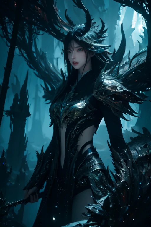 (otherworldly), highly insanely detailed, masterpiece, top quality, best quality, highres, 4k, 8k, RAW photo, (very aesthetic, beautiful and aesthetic), 1girl, <lora:BLGirl_R240512_white:1>, (fantasy world)