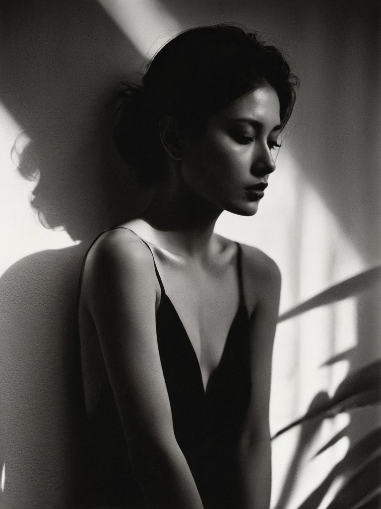 muchen,cngirl,Photo of TWbabeXL01,NSFW,(Soft Lighting Photography by Mimoza Veliu and Mario Giacomelli:1.2),award-winning photography,aesthetic and beauty,astounding details,high depth of field,f/4,framing,breakthrough,collodion process,soft particles,ageless atmosphere,(maroon and marigold colors:0.1),dark,chiaroscuro,low-key,