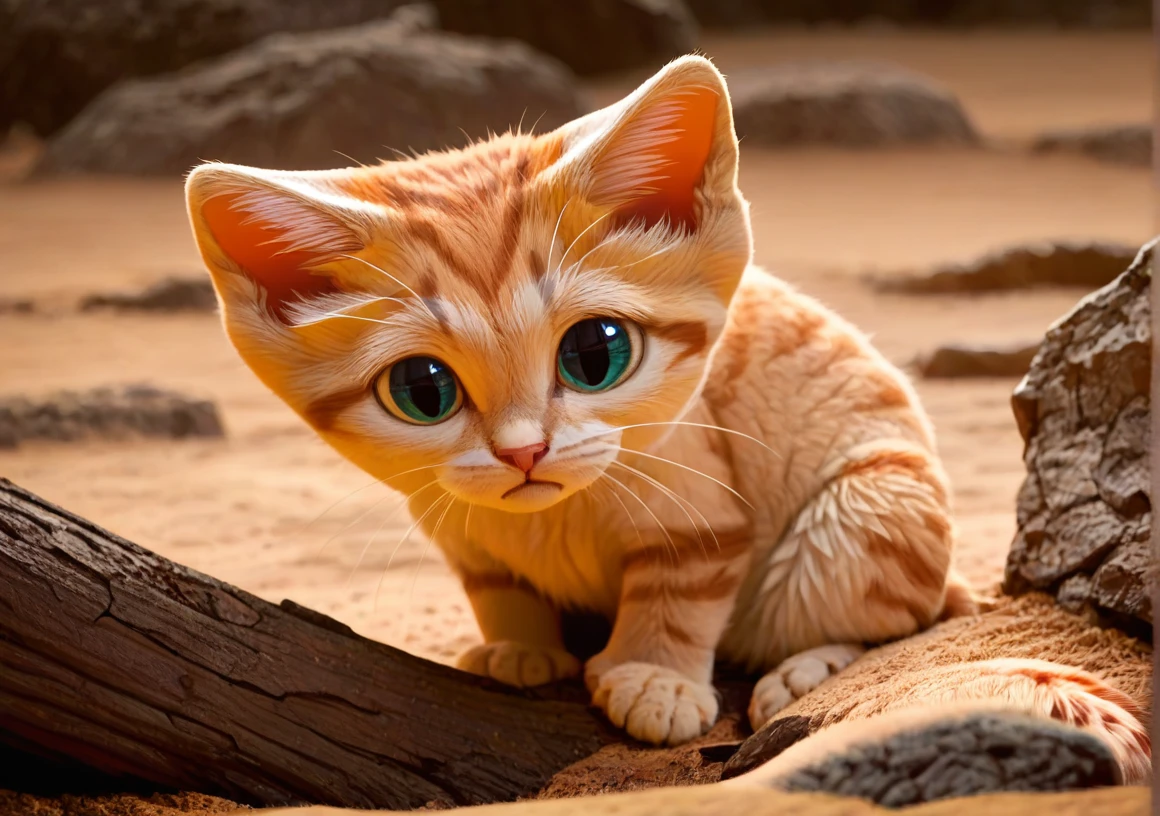 sandcat,(kitten:1.4),solo,wood,wilderness,desert
<lora:æ²ä¸ç«:0.85>,<lora:naip33:0.8> <lora:Doulingo_Pony:0.6>, score_9, score_8_up, score_7_up, score_6_up, score_5_up, score_4_up,zPDXL