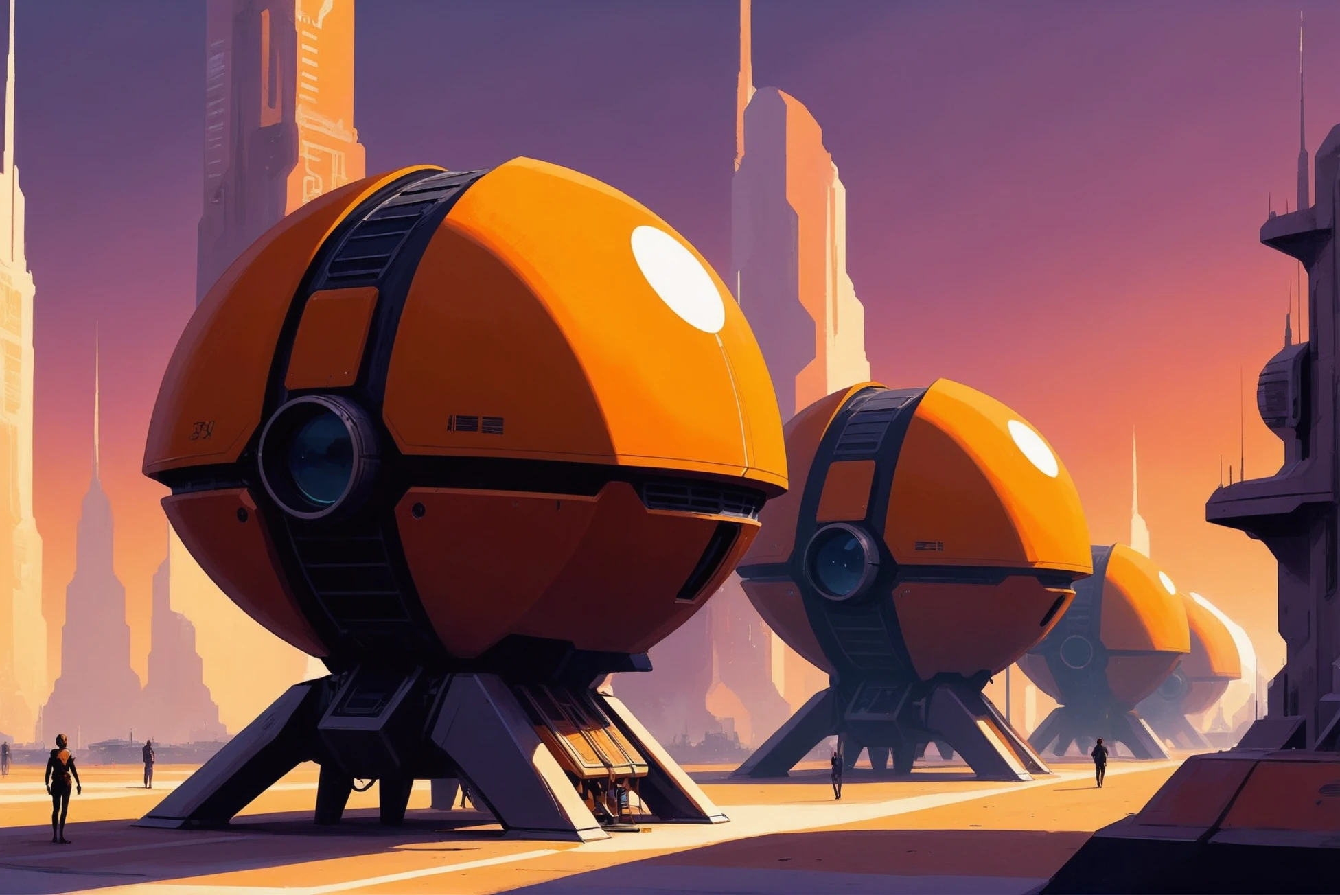 digital painting, scifi city, Telescope Arrays<lora:EnvyStarlightScifiAesthetic07:1>