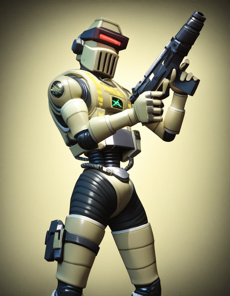 score_9, score_8_up, score_7_up, score_6_up, Rob64, weapon, holding blaster, warzone <lora:ROB_64:1> Rob64