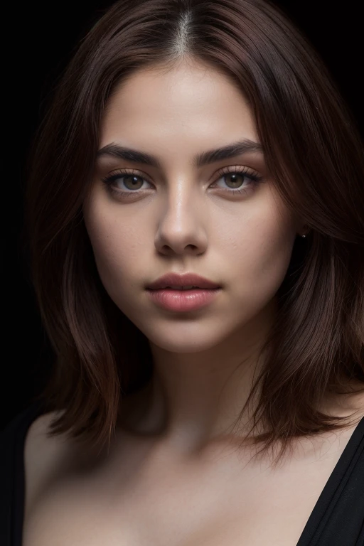 Merger_valeth_kosa,
((headshot:1.2) portrait on a (plain black background:1.2), (headshot:1.2), (face focus:1.1), (facing the camera:1.2), Head in the centre, (eye contact:1.3), (intense stare:1.1), mouth open, (facing straightforward:1.2), (forward facing:1.1), Head, face, Head focus, Head tilted down, looking slightly up at the camera:1.2),
bokeh, f1.4, 40mm, photorealistic, raw, 8k, textured skin, skin pores, intricate details <lora:epi_noiseoffset2:1>, epiCRealism