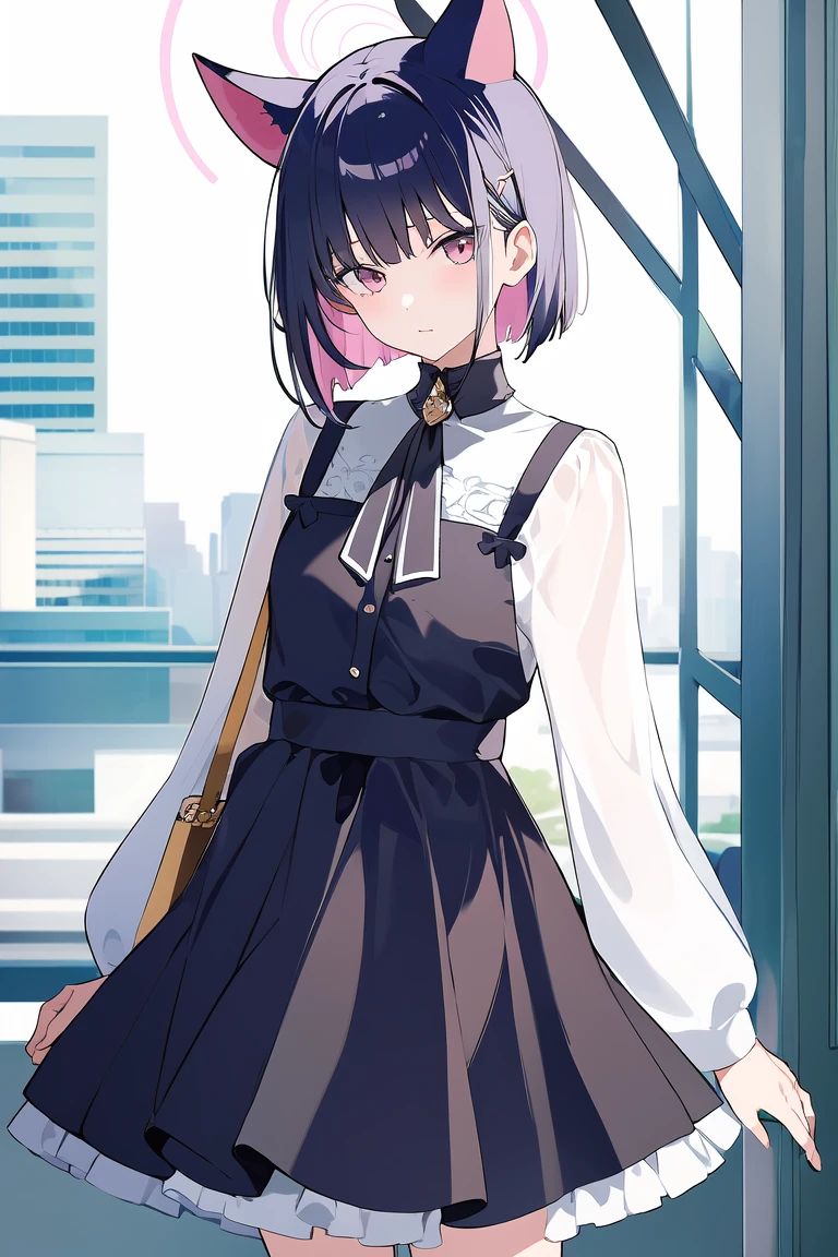 masterpiece,best quality,high quality,absurdres,<lora:kazusa:0.8>, 1girl,looking at viewer,solo,cowboy_shot,