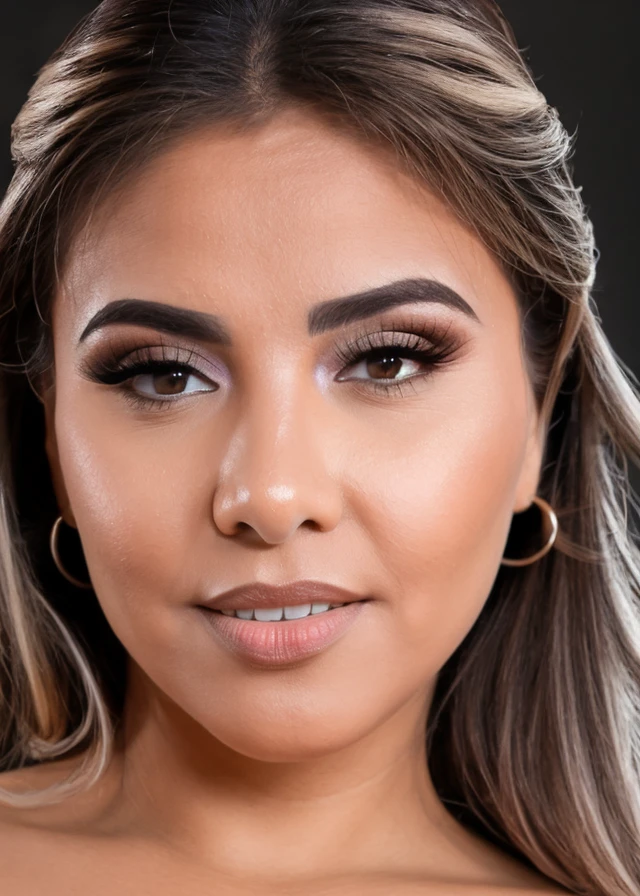 A captivating masterpiece of an woman, natural appearance, glamour, dramatic, studio lighting, look to the camera, background blurred, <lora:MS_MalenaDoll_V1_32:0.8>