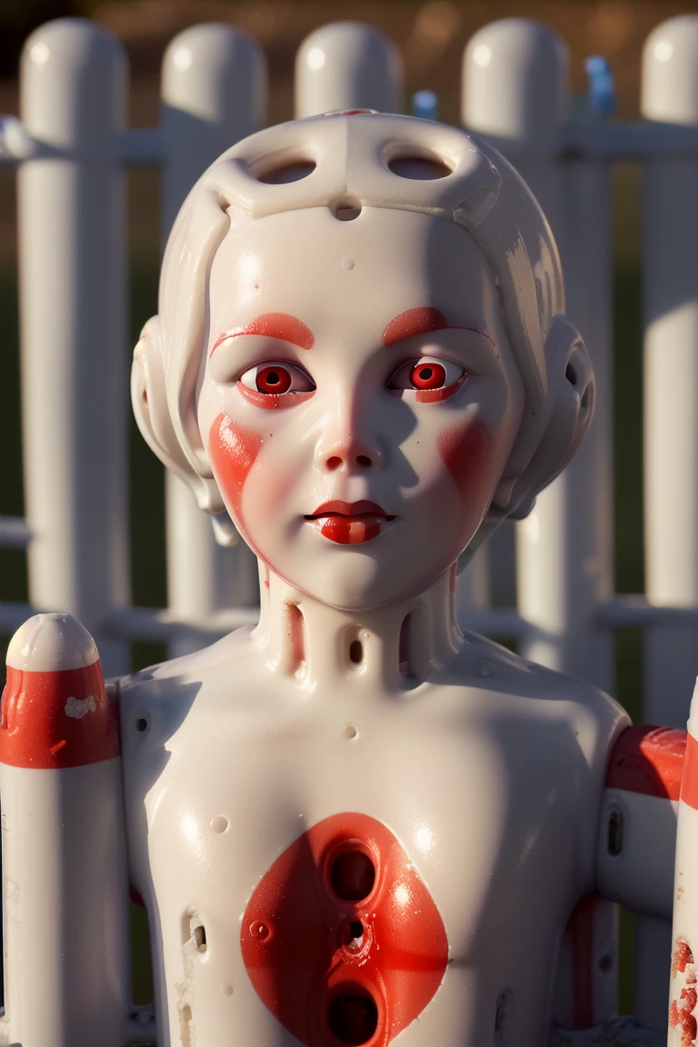 <lora:Aunt Fanny:0.9> 3d cartoon, anatomically correct, masterpiece, best high quality, RAW Photo, perfect anatomy, 4k, quality lighting, detailed hands, detailed feet, detailed eyes, solo, Aunt Fanny, large pink and white colored robot, dark blue eyes, enormous bottom, big breasts, front view <lora:BGV5EX:1> <lora:add_detail:1>