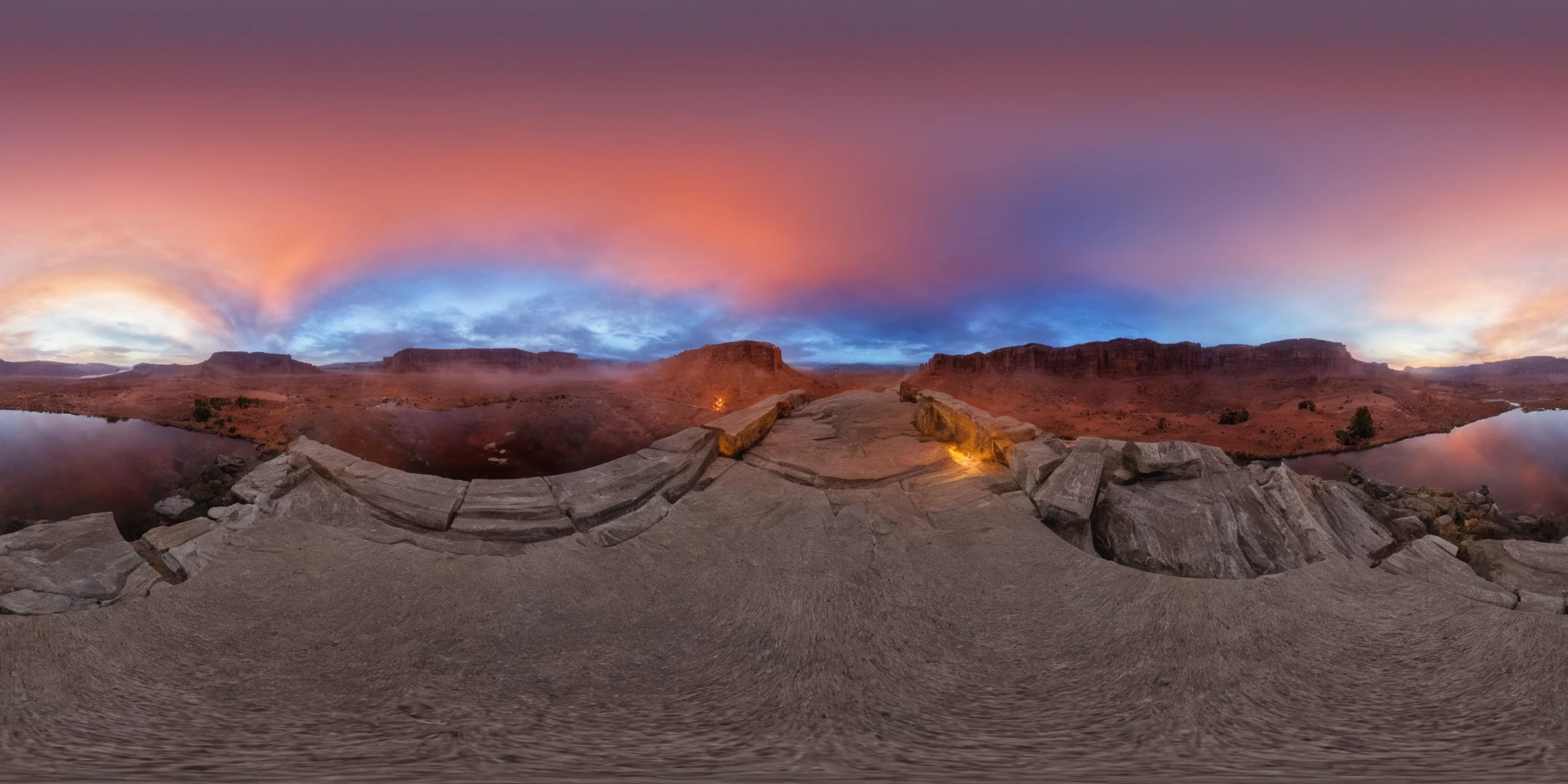 360panorama,Centered Horizon,No seams,<lora:HMSGXL_epoch_9:1>,A Sun,HDR,perfect anatomy,highly detailed,colossal canyon that is shrouded in mystic fog (natural:1.4) aura wild force,sunset,mystical sky,glowing,dazzling,shine,translucent,evil aura,RedGlitter,swirling ink,zavy-chnsdrgn,SK_Fantasy,<lora:å
å½±XL:1>,