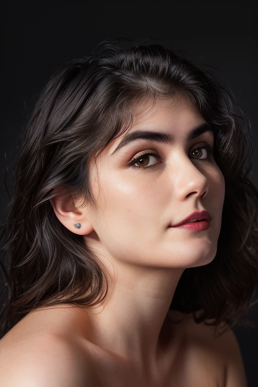 DEN_leelookat_SG,
(headshot:1.2) portrait on a (plain background:1.2), (headshot:1.2), (face focus:1.1), lighting from the left, (shadows:1.2), (left side lighting:1.2), (side light:1.3), (half lit face:1.1), (strong shadows:1.2),
bokeh, f1.4, 40mm, photorealistic, raw, 8k, textured skin, skin pores, intricate details <lora:epi_noiseoffset2:1>, epiCRealism