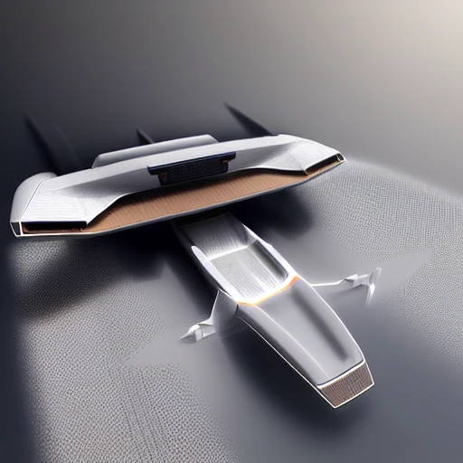 Light design rendering of a (SUV INTERIORï¼, floating in the air , (GREY)trim ,(Dynamic) style, natural light,CG,Blender rendering,extremely details, 16K high quality,masterpiece