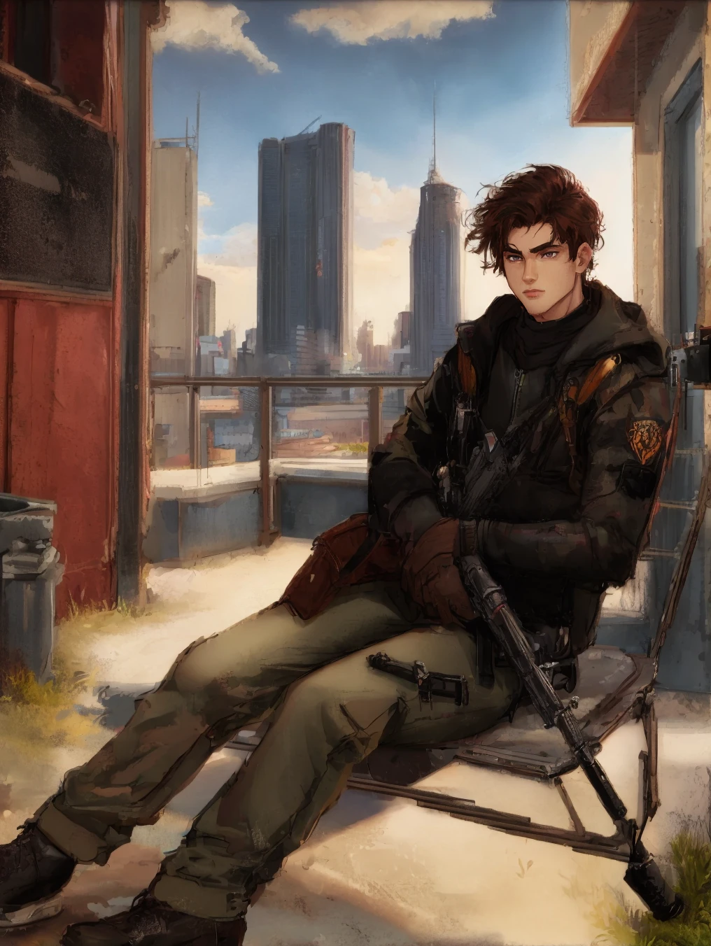 solo, 1boy, male focus, assassin, science fiction, cityscape
<lora:vempire:1>, best quality, highres