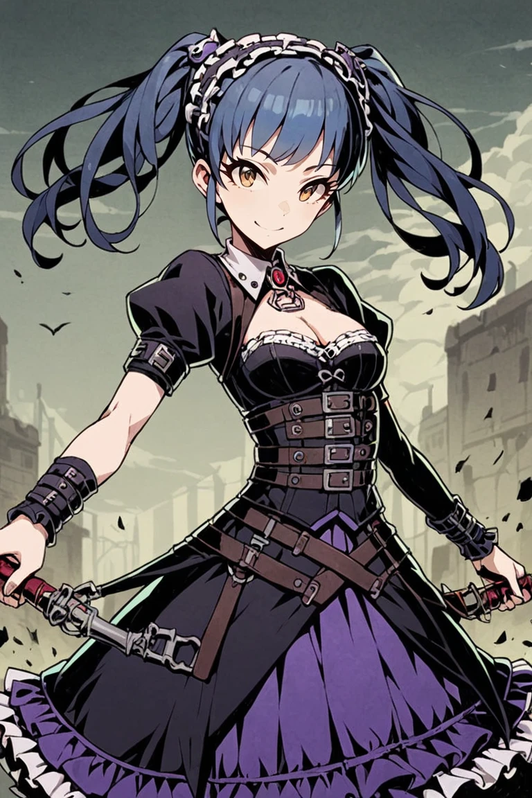 1girl,(:1.3),long hair,twintails,gothic fashion outfit,solo,unlight,smile,breasts, idolmaster,
looking at viewer,depth of field,battlefield,effect
<lora:Perfect Hands:1> <lora:Unlight飿 ¼:0.7> <lora:naip33:0.2>, score_9, score_8_up, score_7_up, score_6_up, score_5_up, score_4_up,zPDXL