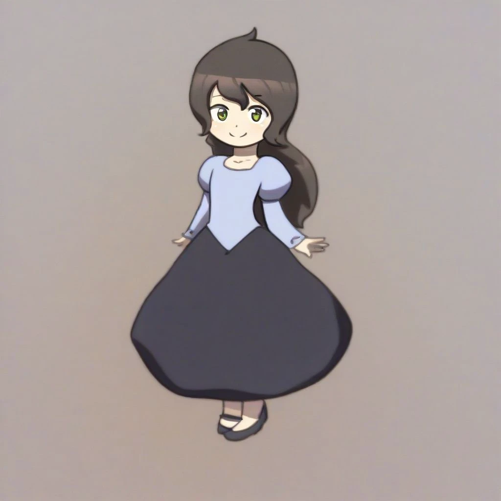 solo, 1girl, solo, smile, dress
