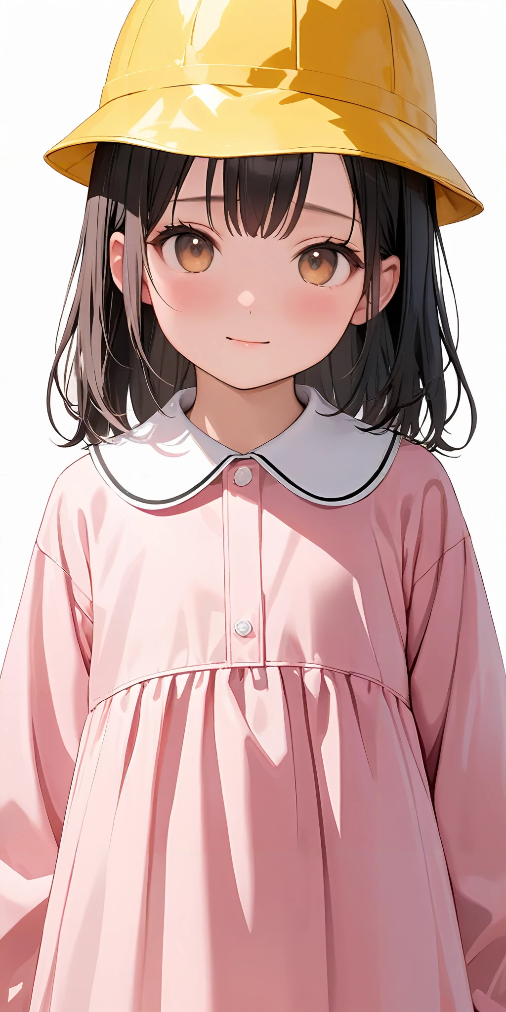 masterpiece,ultra-detailed,best quality,8K,illustration,cute face,clean skin ,shiny hair,girl,simple background
<lora:add-detail-xl:1> <lora:youchien_XL_V1.0:1> jyojifuku, pink dress, yellow school hat