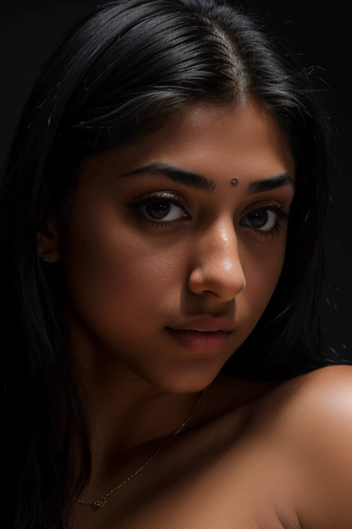 DEN_livia_siren,
(headshot:1.2) portrait on a (plain dark grey background:1.2), (headshot:1.2), (face focus:1.1), (soft focus:1.2), low lighting, (out of focus:1.2),
bokeh, f1.4, 40mm, photorealistic, raw, 8k, textured skin, skin pores, intricate details <lora:epi_noiseoffset2:1>, epiCRealism