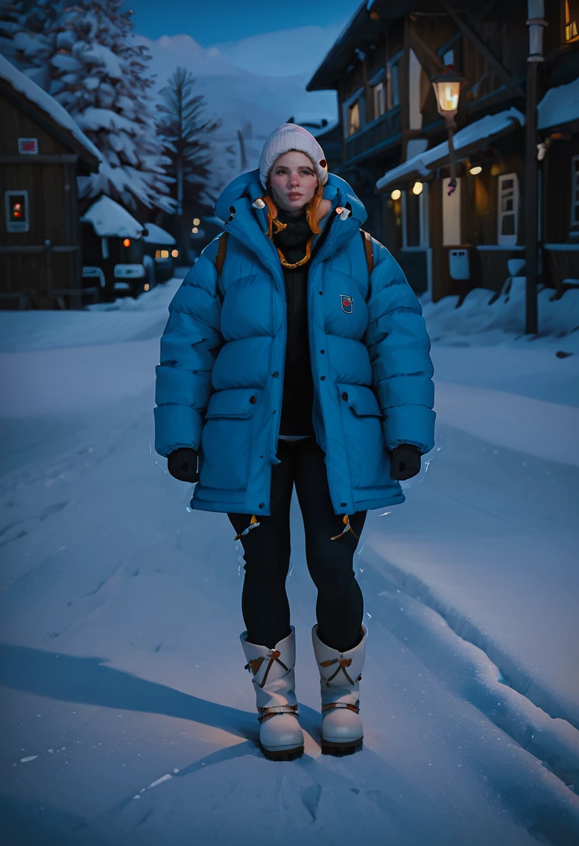 score_9, score_8_up, score_8_up, 1girl, outdoors in antarctica, a girl posing in the snow, wearing black puffy down jacket, snow pants, snow boots, bundled up in winter clothing, looking at camera, covered in snow and ice, open coat, thick thighs, large breasts, pure white snow, godrays, steel walls, negative_hand, shivering, shaking, trembling <lora:Expressive_H:0.45> <lora:Granblue_Fantasy_Style_XLv4:0.20> <lora:Fjallraven_Expedition_-_Pony:1> <lora:Anime Summer Night Style SDXL_LoRA_Pony Diffusion V6 XL:0.65>
