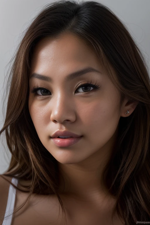 DEN_aiuchi_rika,
((headshot:1.2) portrait on a (plain background:1.2), (headshot:1.2), (face focus:1.1), lighting from the left, (shadows:1.2), (left side lighting:1.2), (side light:1.3), (half lit face:1.1), (strong shadows:1.2):1.2),
bokeh, f1.4, 40mm, photorealistic, raw, 8k, textured skin, skin pores, intricate details <lora:epi_noiseoffset2:1>, epiCRealism