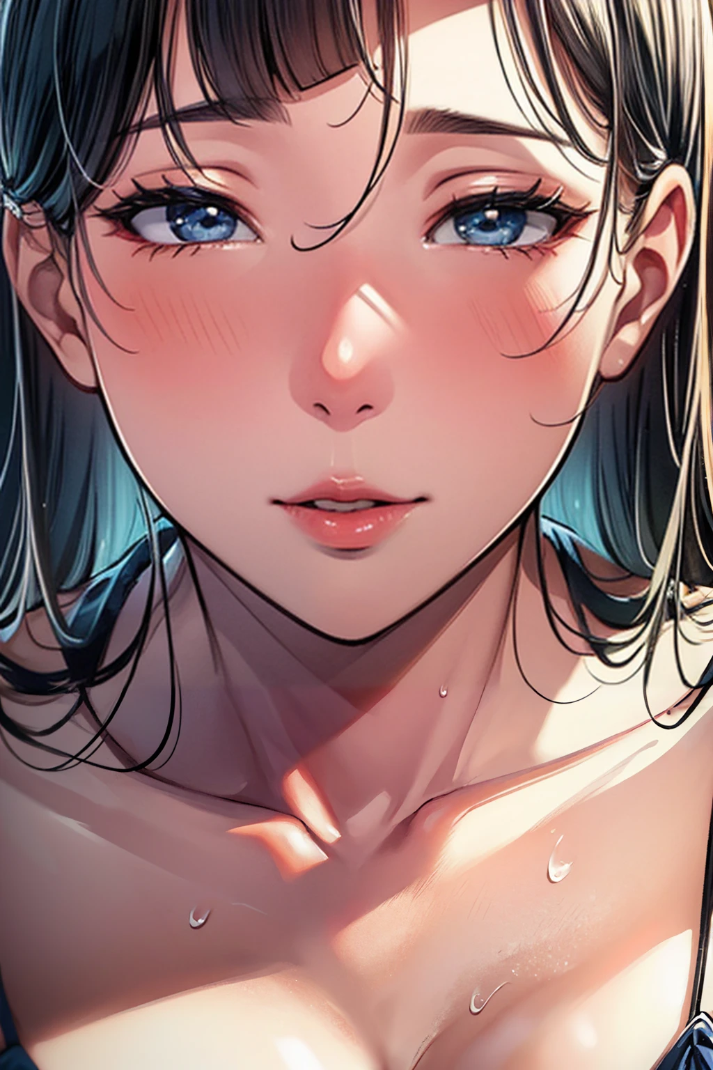 nsfw,Naked Girls, Top Shot,((Selfie)), Random Background, kiss, beautiful, Medium chest, Sexy expression, ((Very detailed)), (Perfectly detailed face), (Detailed and well-drawn hand), (Detailed and well-drawn hand), (Detailed and well-drawn hand), (Detailed and well-drawn hand), (Detailed and well-drawn hand), (Detailed and well-drawn hand), (Detailed and well-drawn hand), Photorealistic images.