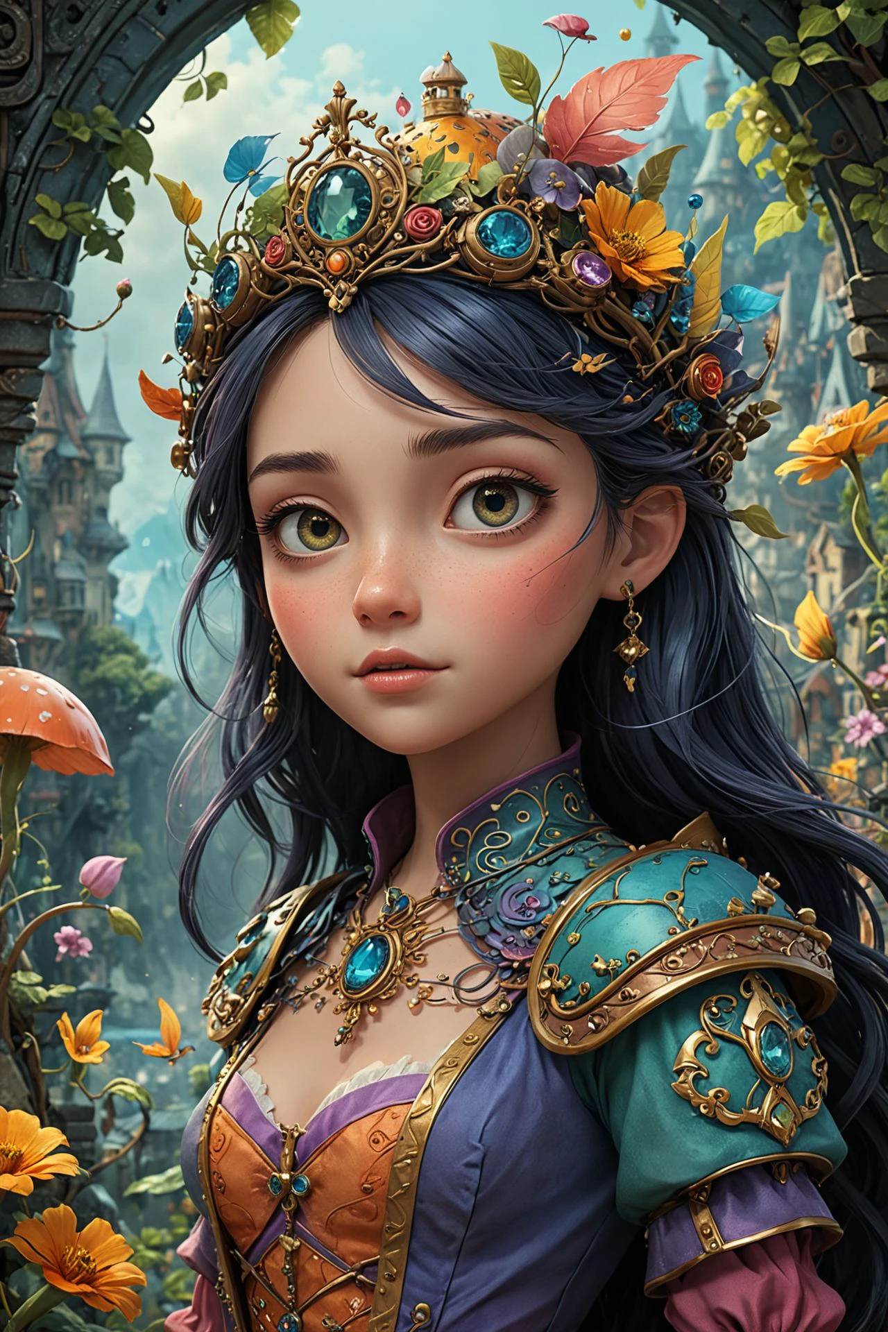 Digital character design for an animated series set in a whimsical fantasy world.
intricate details.
masterpiece, award winning artwork)
many details, extreme detailed, full of details,
Wide range of colors, high Dynamic
<lora:add-detail-xl:1>
<lora:WildcardX-XL-Detail-Enhancer:0.7>