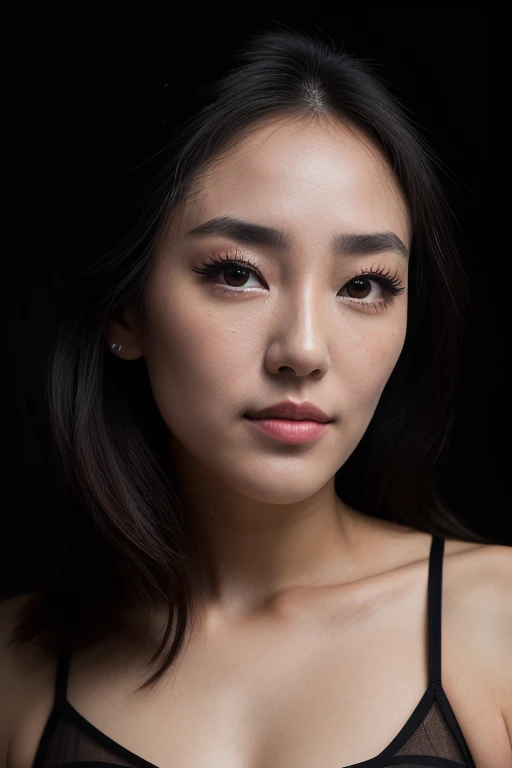 DEN_xin_Yan,
((headshot:1.1) portrait on a plain black background, (headshot:1.2), face focus, intricate (beautiful eyes:1.2), (wide open eyes:1.1), Big eyes, clean photo, circle lighting, high contrast:1.2),
bokeh, f1.4, 40mm, photorealistic, raw, 8k, textured skin, skin pores, intricate details <lora:epi_noiseoffset2:1>, epiCRealism