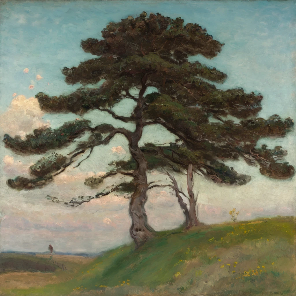 jchelmonski tree on the hill <lora:jchelmonski:1>