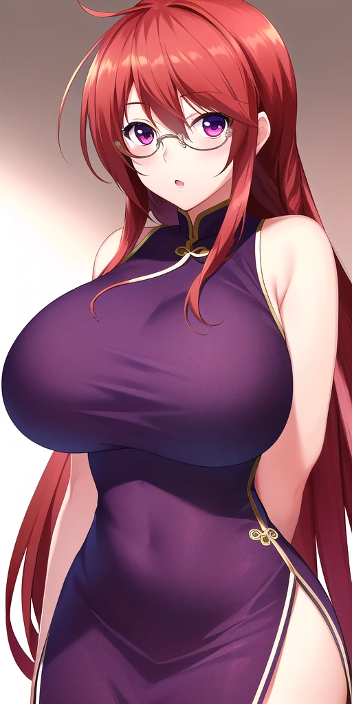 <lora:MatsuV1:0.7> matsusekirei, huge_breasts, standing, solo, china_dress, glasses, ,, masterpiece, best_quality, detailed_face, detailed_eyes, highres, beautiful, detailed, absurdres,