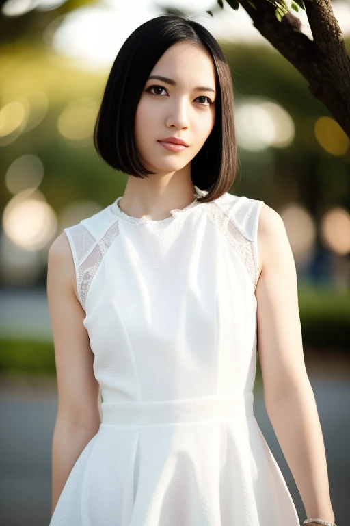 1girl,(RAW photo, best quality), (realistic, photo-realistic:1.4), masterpiece, an extremely delicate and beautiful, extremely detailed, 2k wallpaper, Amazing, finely detail, extremely detailed CG unity 8k wallpaper, ultra-detailed, highres, soft light, beautiful detailed girl, extremely detailed eyes and face, beautiful detailed nose, beautiful detailed eyes,cinematic lighting,perfect anatomy,slender body
wearing a white peplum dress,white skirt,(bokeh:1.2)
at a flower park,sakura flowers,flower garden,
<lora:omotoayano_lora:0.8>