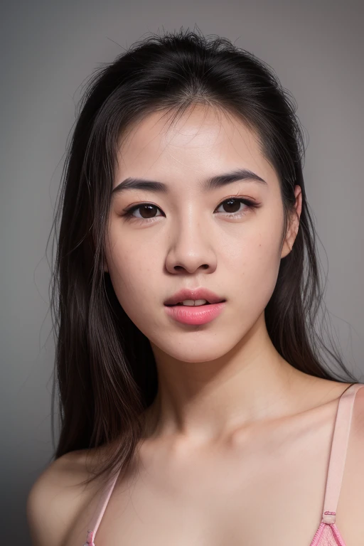 DEN_shu_lin_pei,
((headshot:1.2) portrait on a (plain grey background:1.2), (headshot:1.2), (face focus:1.1), windswept chaotic hair, soft lighting, low contrast, low saturation:1.2),
bokeh, f1.4, 40mm, photorealistic, raw, 8k, textured skin, skin pores, intricate details <lora:epi_noiseoffset2:1>, epiCRealism