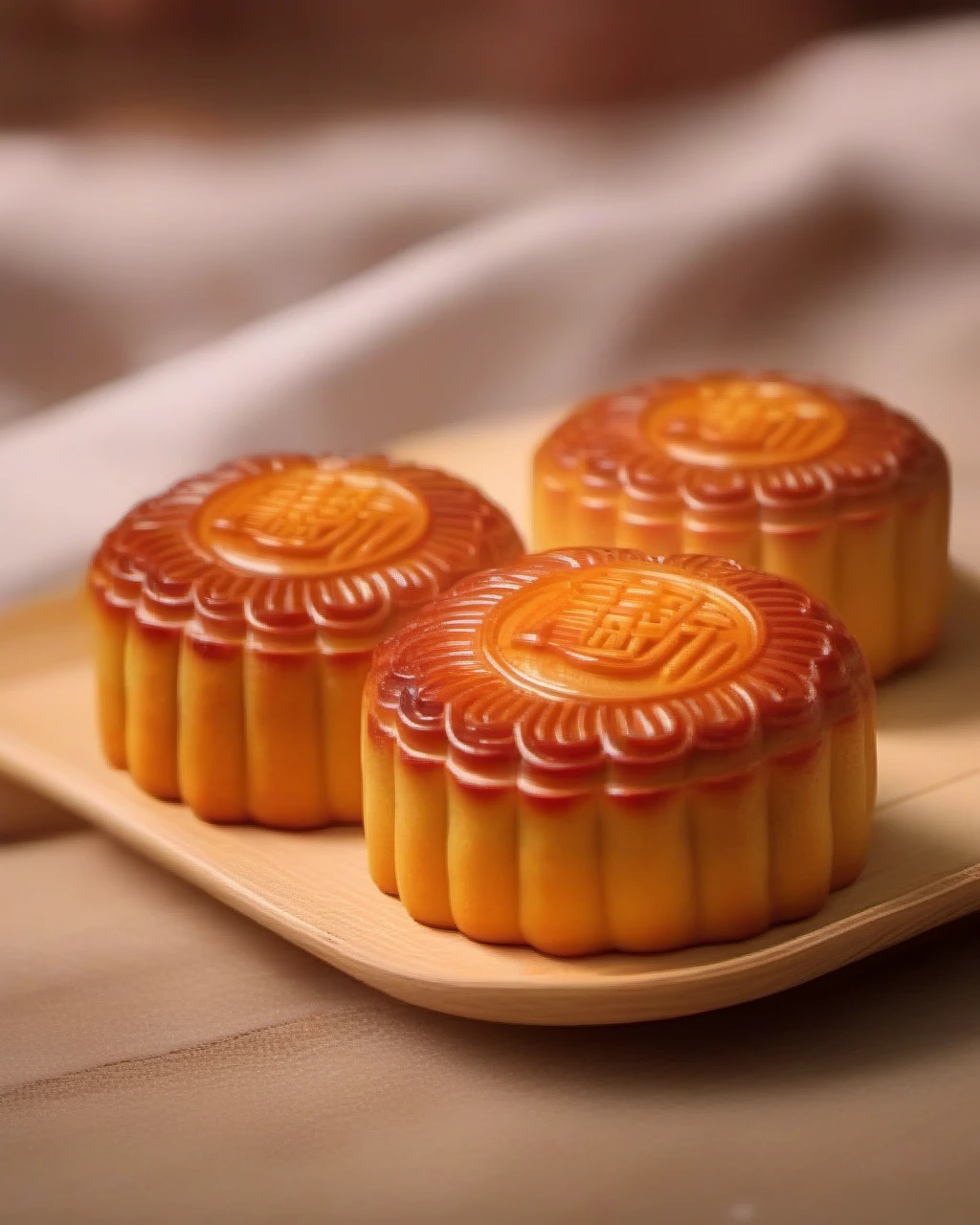 mooncake, no humans,blurry,depth of field,scenery,blurry background,, best quality,High Quality,realistic,RAW photo,masterpiece,8k,insane details,High detail,hyperdetailed, Lighting,Master Lighting,film grain,<lora:cnfood-XL:1>