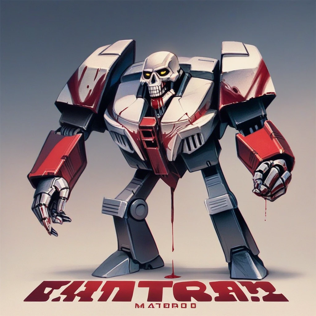 death metal album cover of the death skull robot, (Transformers:0.[2:5:0.5]), dripping blood
score_8_up <lora:Transformers G1 Boxart:.81>
