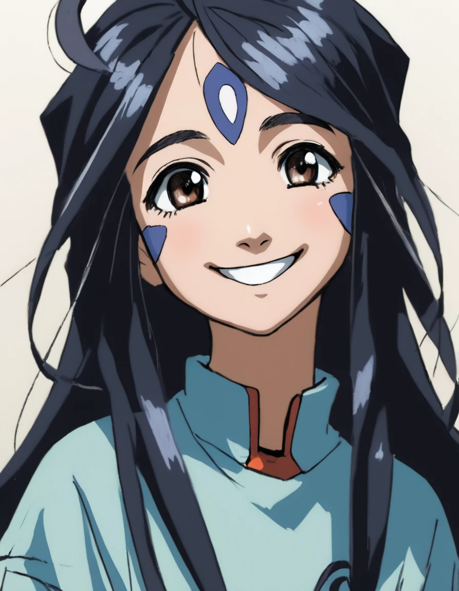 score_9, score_8_up, score_7_up, score_6_up, score_5_up, score_4_up, source_anime,  , Skuld, portrait, smile