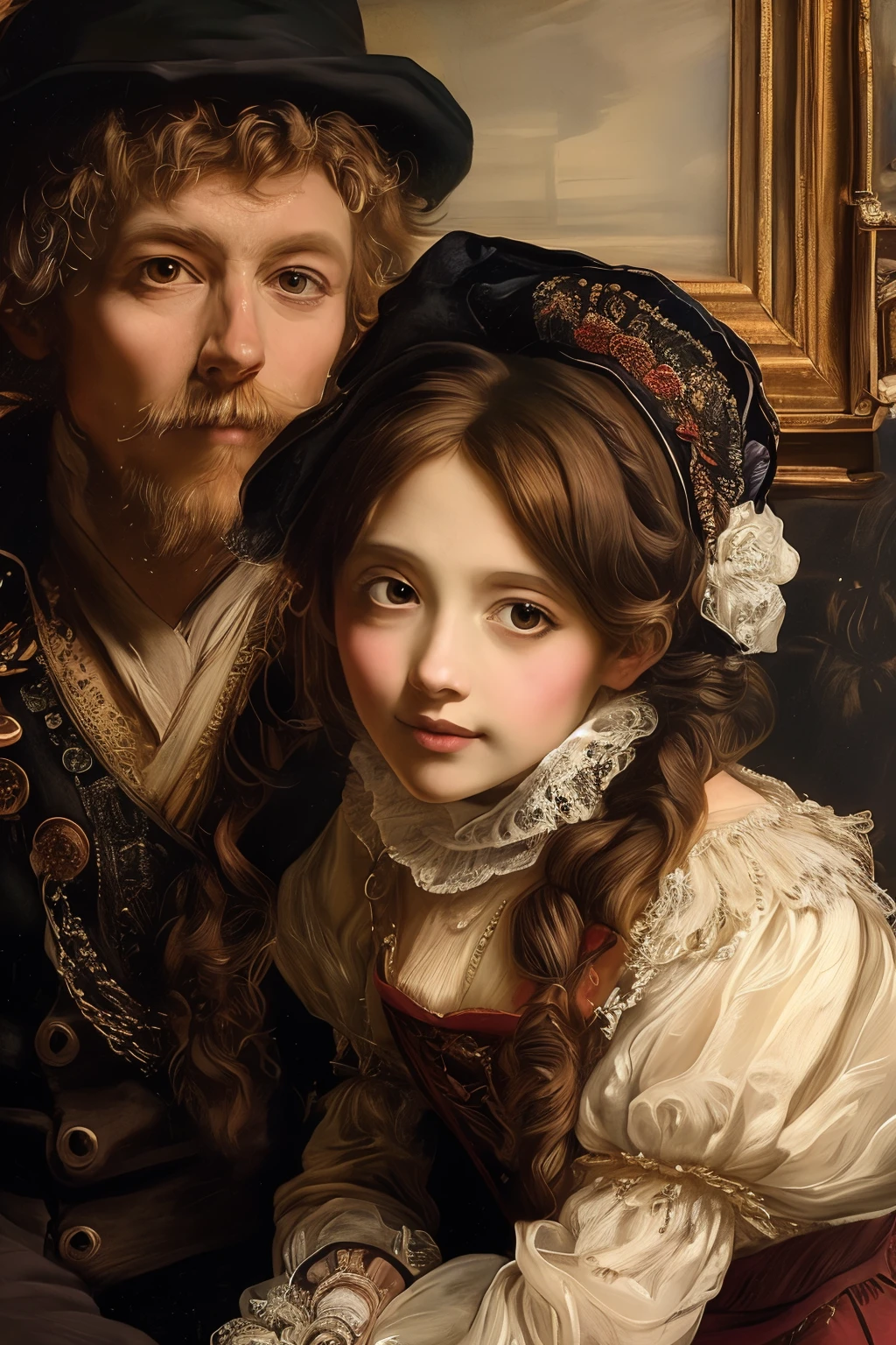 masterpiece,best quality,<lora:tbh135-:1>,idolmaster cinderella girls,illustration,style of Rembrandt,