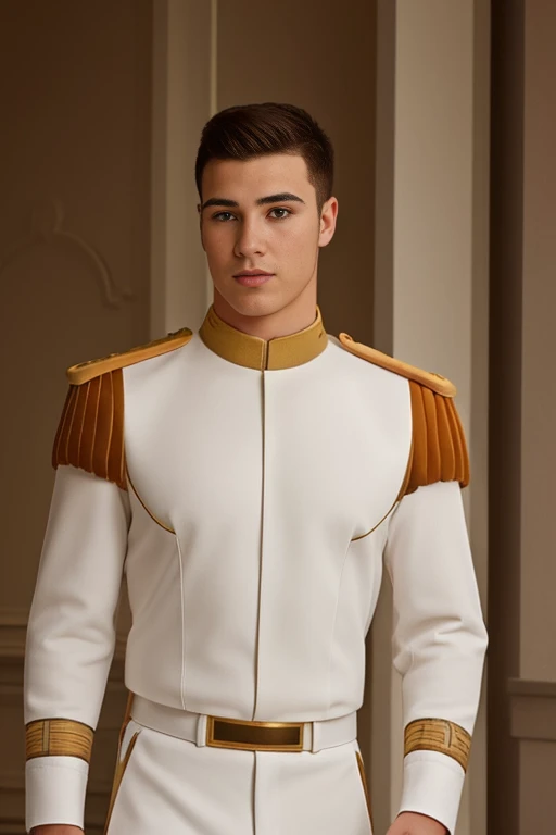 <lora:Prince_C-V4_HH-000021:0.72> Pr1nc3_C,((photograph, realistic, hd, fashion photography)),
1boys,man, uniform, standing, close-up, epaulettes
location: indoors,